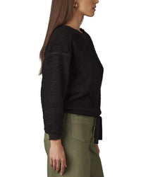 WIT & WISDOM Wit & Wisdom Cased Hem Sweatshirt
