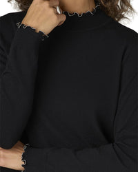 WIT & WISDOM Wit & Wisdom Mock Neck Sweater