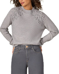 WIT & WISDOM Wit & Wisdom Soutache Sweater