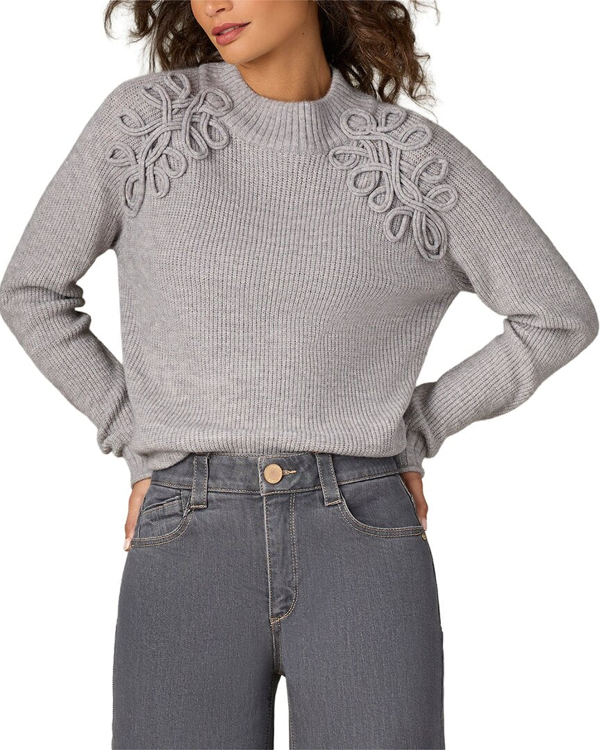 WIT & WISDOM Wit & Wisdom Soutache Sweater