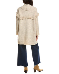 WIT & WISDOM Wit & Wisdom Fringe Wool-Blend Cardigan