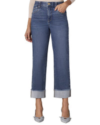 WIT & WISDOM Wit & Wisdom Fray Cuff Boyfriend Jean