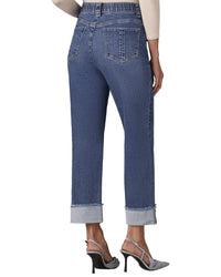 WIT & WISDOM Wit & Wisdom Fray Cuff Boyfriend Jean