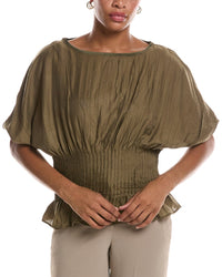 ESTELLINA Estellina Pleated Top