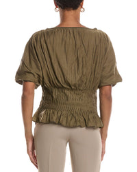 ESTELLINA Estellina Pleated Top