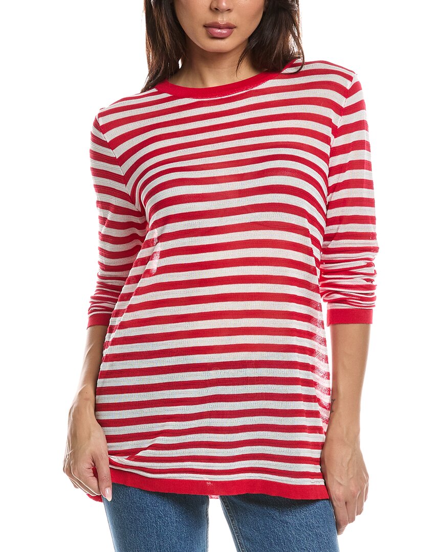 ESTELLINA Estellina Knit Striped Top