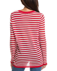 ESTELLINA Estellina Knit Striped Top