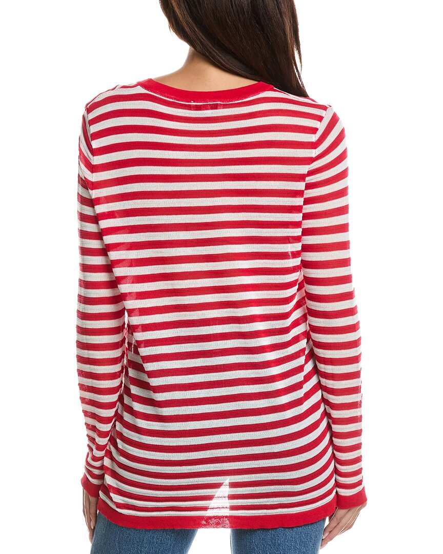 ESTELLINA Estellina Knit Striped Top