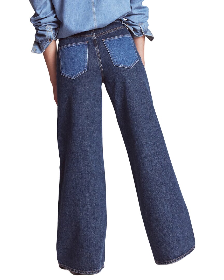 Boden Boden High Rise Hotch Potch Wide Leg Jean
