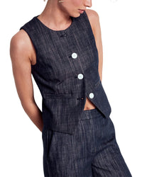 Boden Boden Tailored Twill Waistcoat