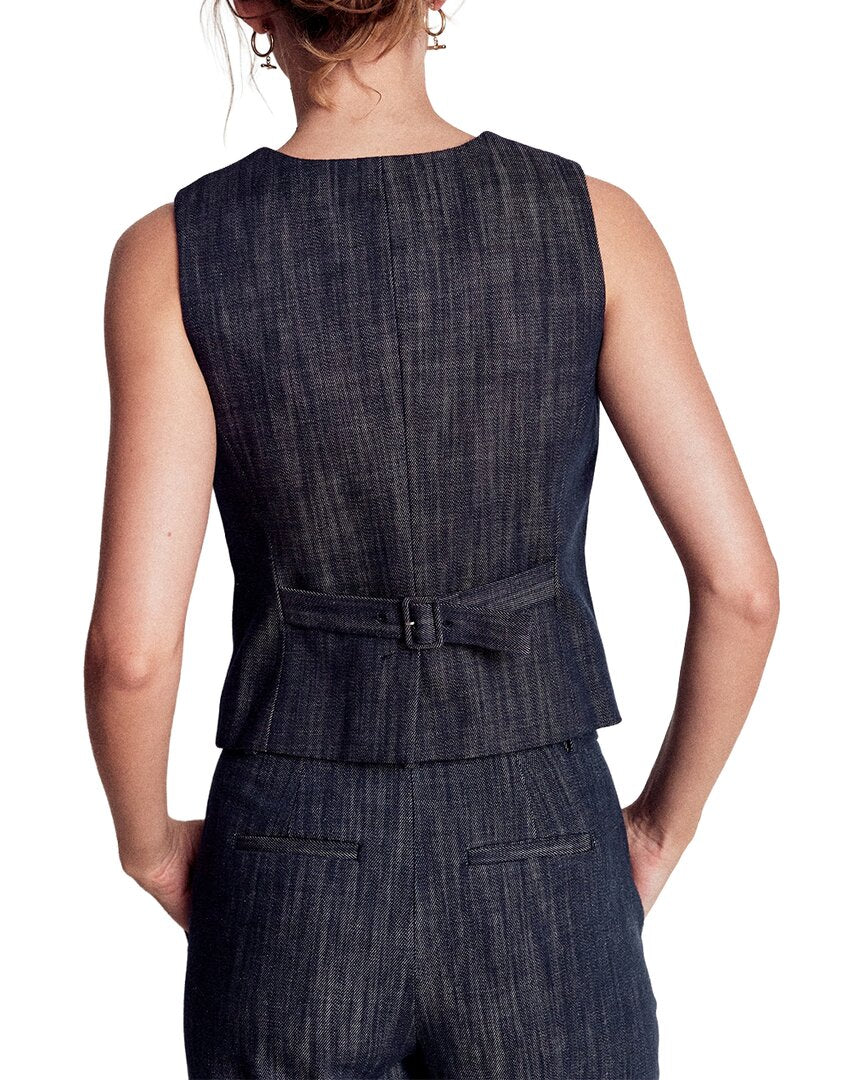 Boden Boden Tailored Twill Waistcoat