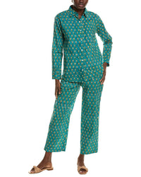 Mer St. Barth Mer St. Barth 2Pc Clementine Top & Pant Set