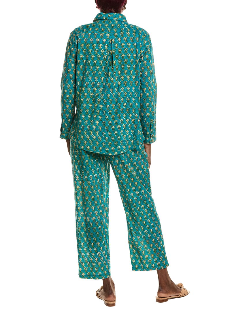 Mer St. Barth Mer St. Barth 2Pc Clementine Top & Pant Set