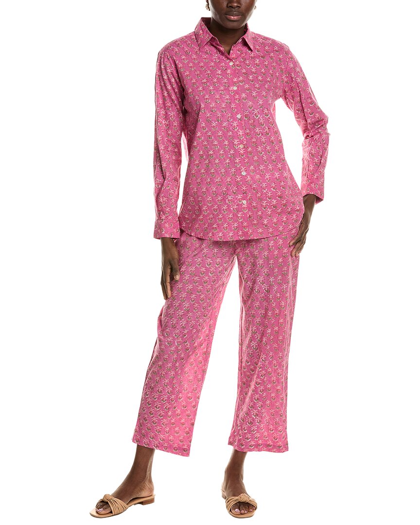 Mer St. Barth Mer St. Barth 2Pc Clementine Top & Pant Set