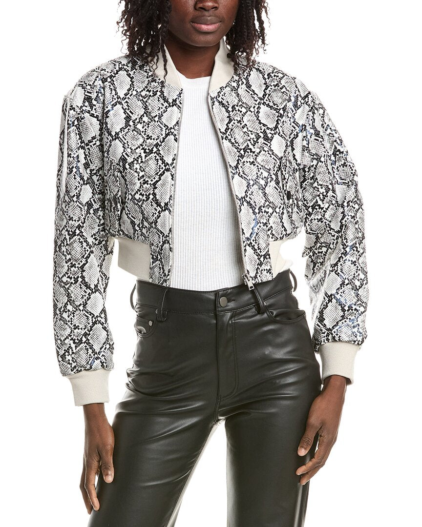 LAMARQUE Lamarque Cropped Bomber Jacket