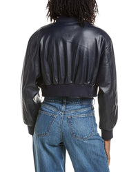 LAMARQUE Lamarque Cropped Bomber Jacket