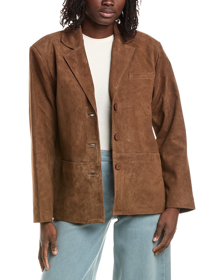 LAMARQUE Lamarque Suede Blazer