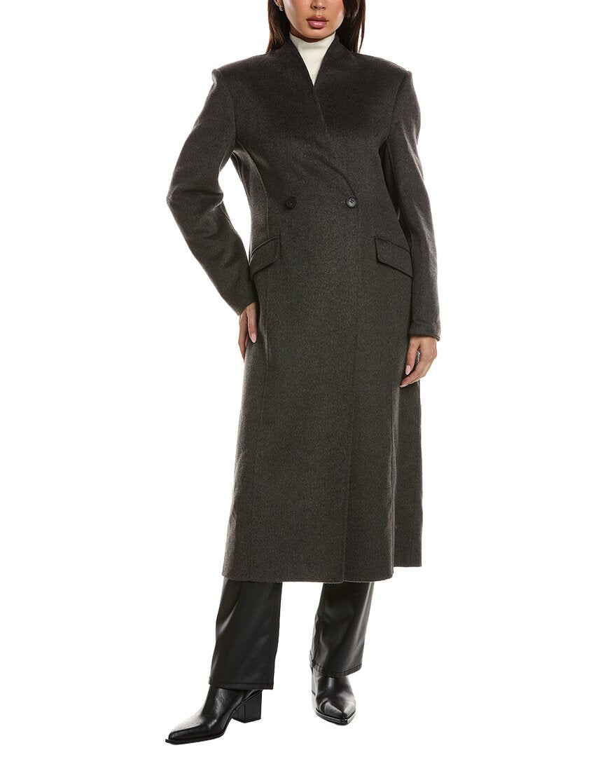 LAMARQUE Lamarque Double Face Wool-Blend Coat