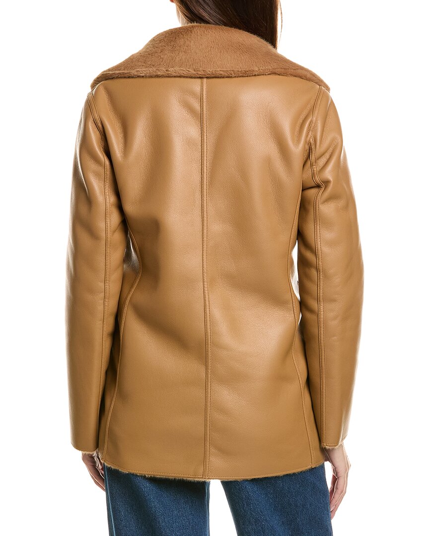 LAMARQUE Lamarque Faux Shearling Reversible Coat
