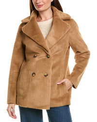 LAMARQUE Lamarque Faux Shearling Reversible Coat