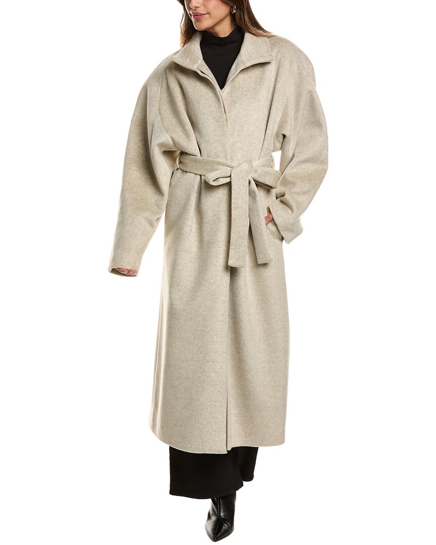 Lamarque Raglan Wool-Blend Maxi Coat