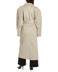 Lamarque Raglan Wool-Blend Maxi Coat