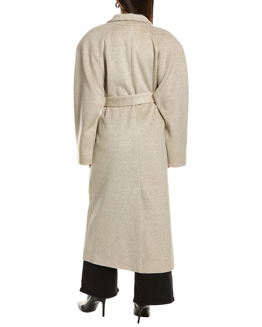 Lamarque Raglan Wool-Blend Maxi Coat