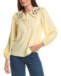 ANNA KAY Anna Kay Kansas Ruffled Blouse