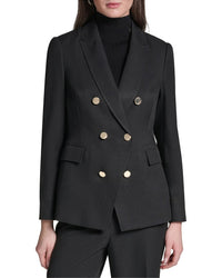 Halston Double Breasted Blazer