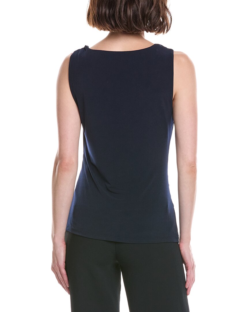 Halston Halston Draped Front Tank Top