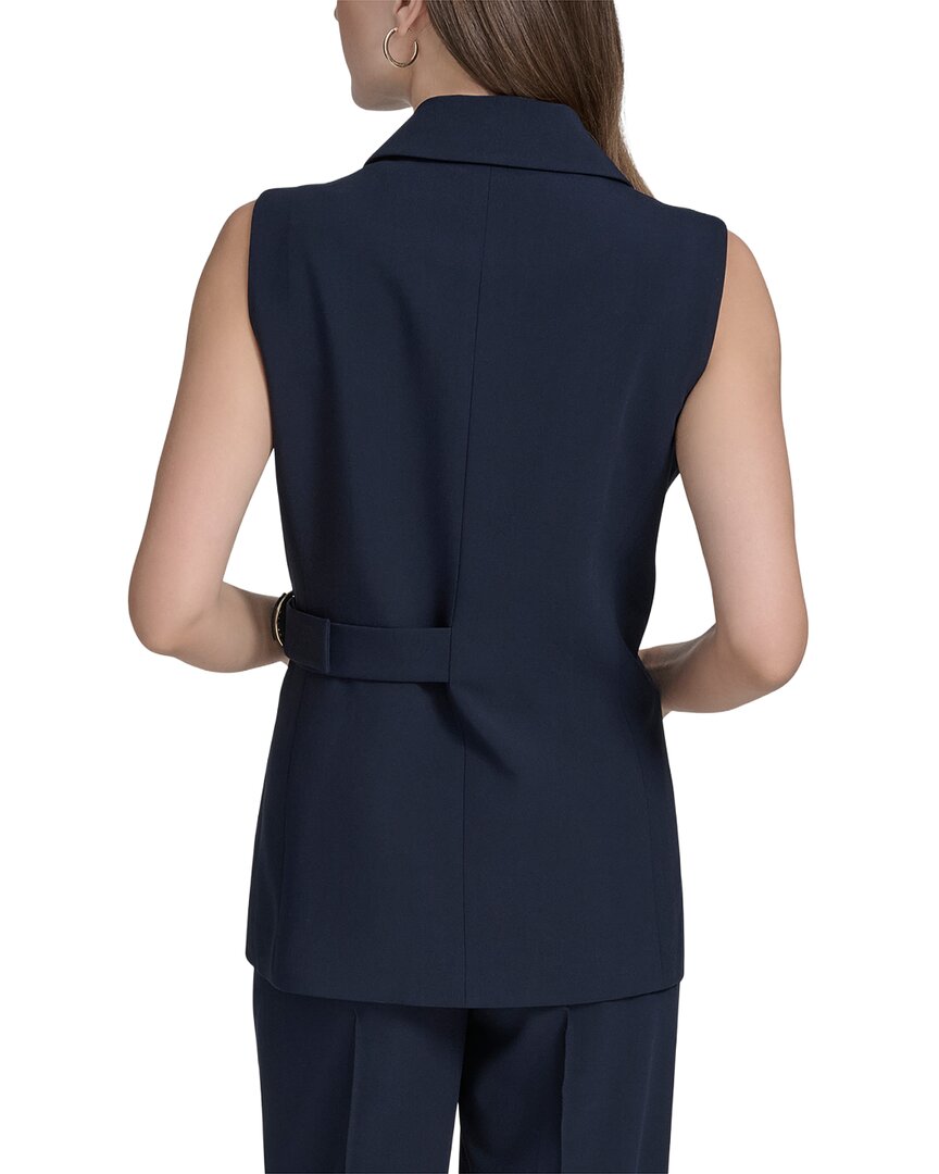 Halston Halston Notch Pocket Vest Top