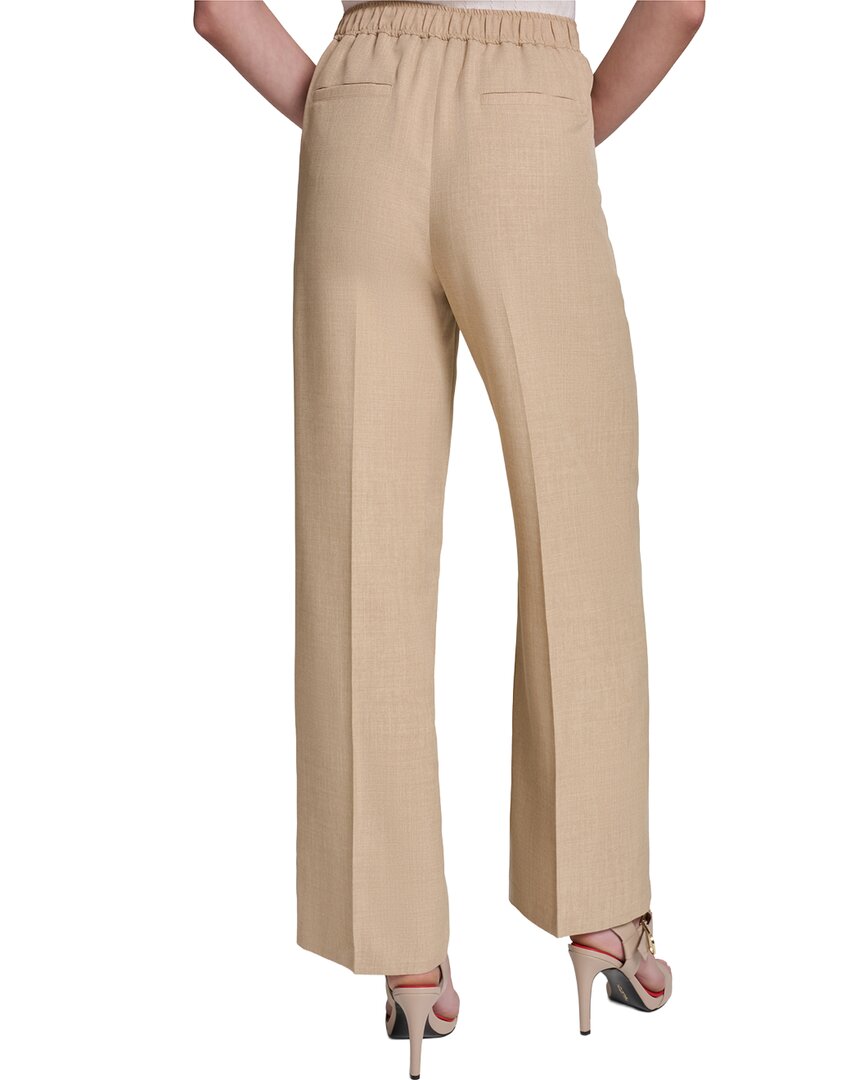 Halston Wide Leg Pull-On Trouser