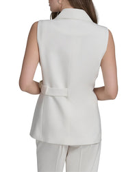 Halston Halston Notch Pocket Vest Top