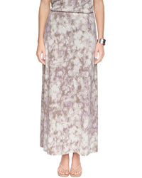 Halston Halston Printed Midi Skirt