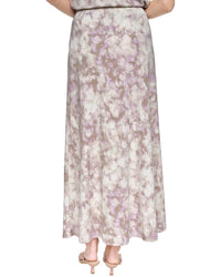 Halston Halston Printed Midi Skirt