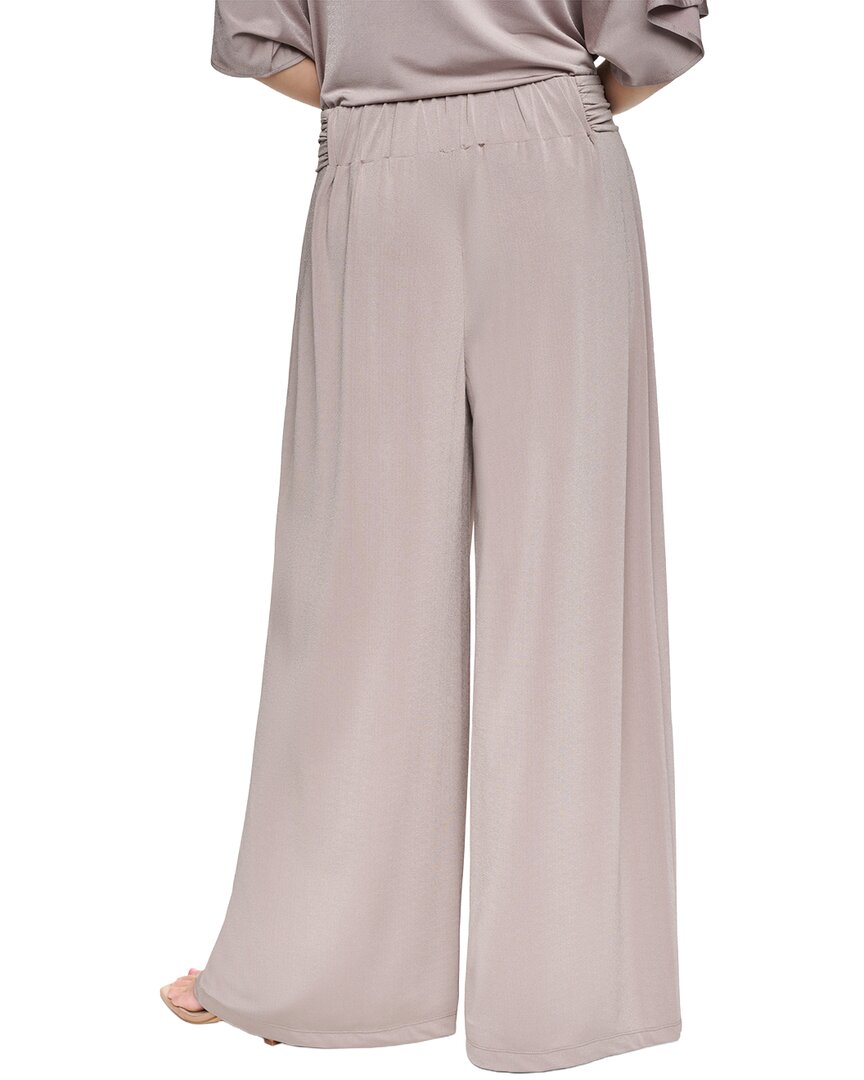 Halston Halston Wide Leg Jersey Pant