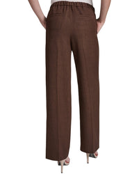 Halston Halston Wide Leg Ruched Pull-On Pant