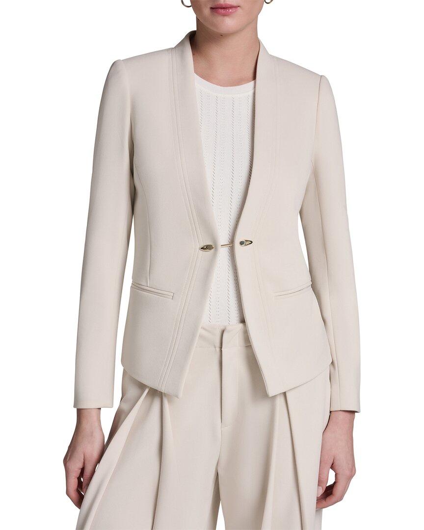 Halston Halston Collarless Blazer