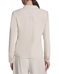 Halston Halston Collarless Blazer