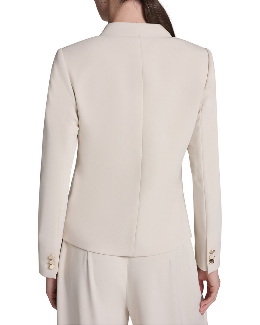 Halston Halston Collarless Blazer