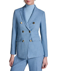 Halston Double Breasted Blazer