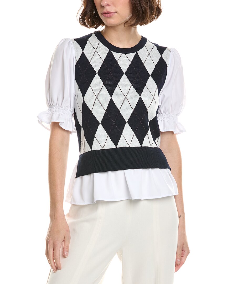 Nanette Nanette Lepore Nanette Nanette Lepore Mixed Media Top