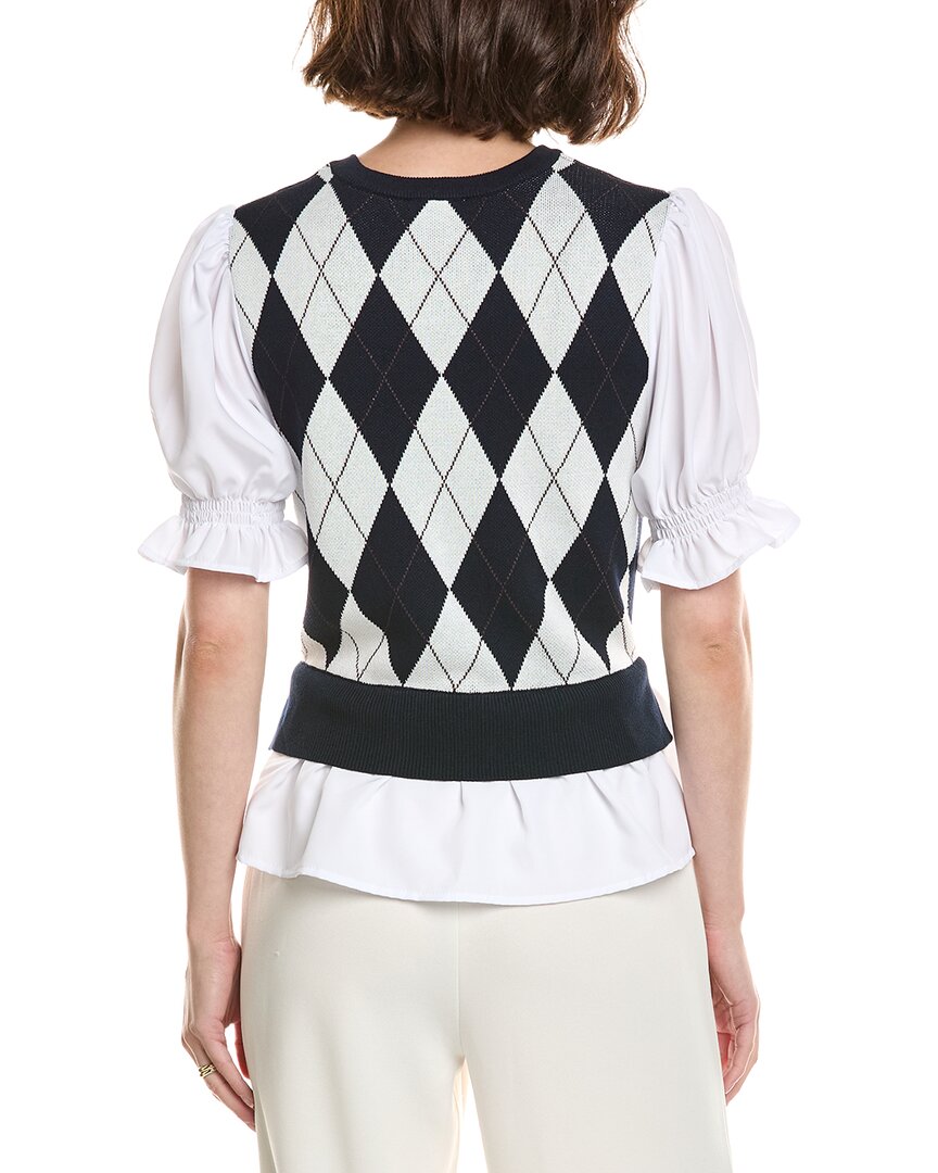 Nanette Nanette Lepore Nanette Nanette Lepore Mixed Media Top