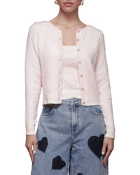 Avec Les Filles Avec Les Filles 2Pc Long Sleeve Cardigan & Tank Set