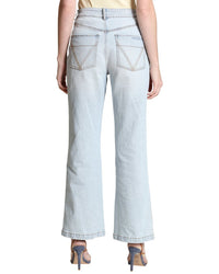 Avec Les Filles Avec Les Filles High Rise Patch Pkt Flare Jean