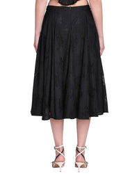 Avec Les Filles Avec Les Filles Godet Maxi Skirt