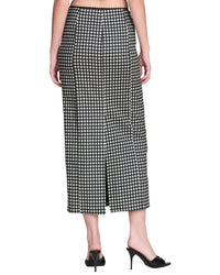 Avec Les Filles Avec Les Filles Slim Linen-Blend Maxi Skirt