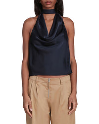 Avec Les Filles Avec Les Filles Long Tie Halter Top