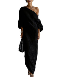 ENJOY PETRA Enjoy Petra One-Shoulder Maxi Dress