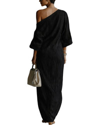 ENJOY PETRA Enjoy Petra One-Shoulder Maxi Dress